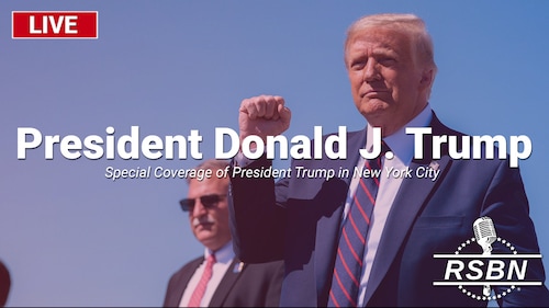 Tune in on RSBN for special coverage of President Trump on day two of his trial in New York City.

Watch LIVE on Tuesday, April 16, 2024, at 5:00 p.m. ET.