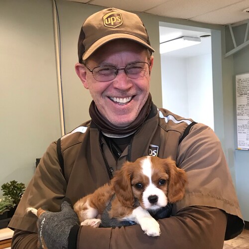 UPS Package Car Driver, dad, #wwg1wga