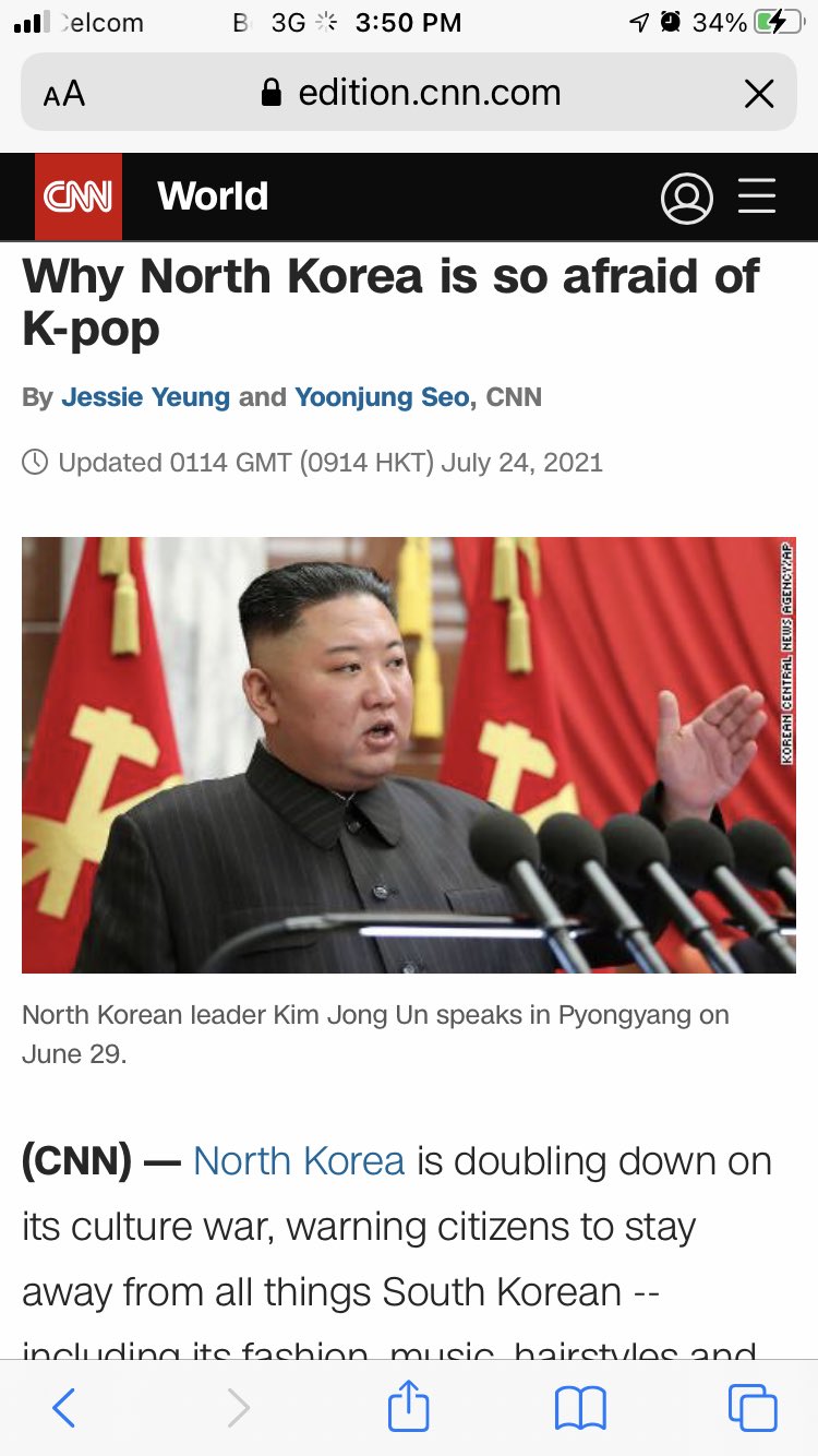 North Korea is afraid of K-Pop simply because Kim Jong-Un thinks K-Pop will make the Kim regime goin...