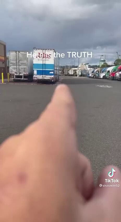 Our truckers, are out there working, they just can’t get their loads bc the container ships are sitt...