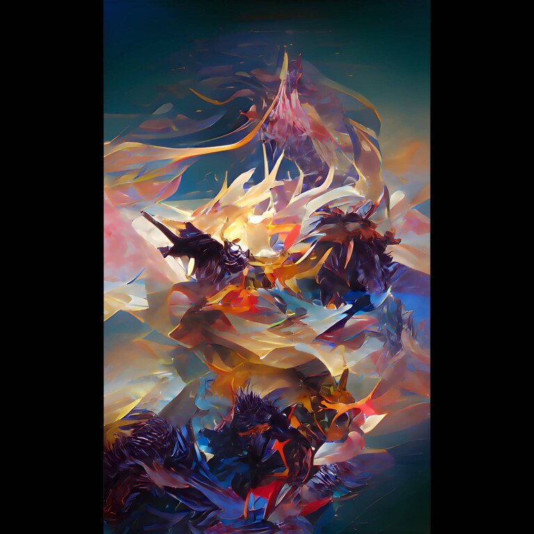 |・ω・)ノ🎉
.
#abstraction #abstract #abstractpainting #artwork #anime #expressionism #air #color #digitaldrawing #glitchart #ai #fantasyart #fantasy #deftone