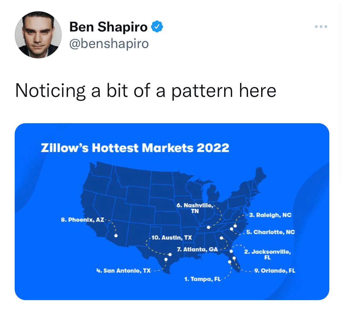 People are moving for freedom. 