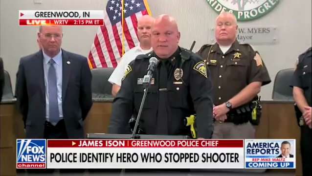 Greenwood Police Chief on "Good Samaritan" with a gun who stopped mall shooting: "His actions were n...