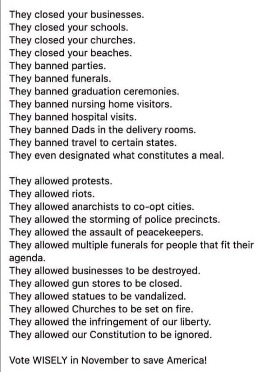 Dimwits will continue to vote for the evil ones, which is beyond comprehension.  Wake the Fuck Up an...