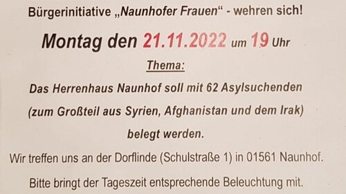 Naunhof am Montag 21.11.22 