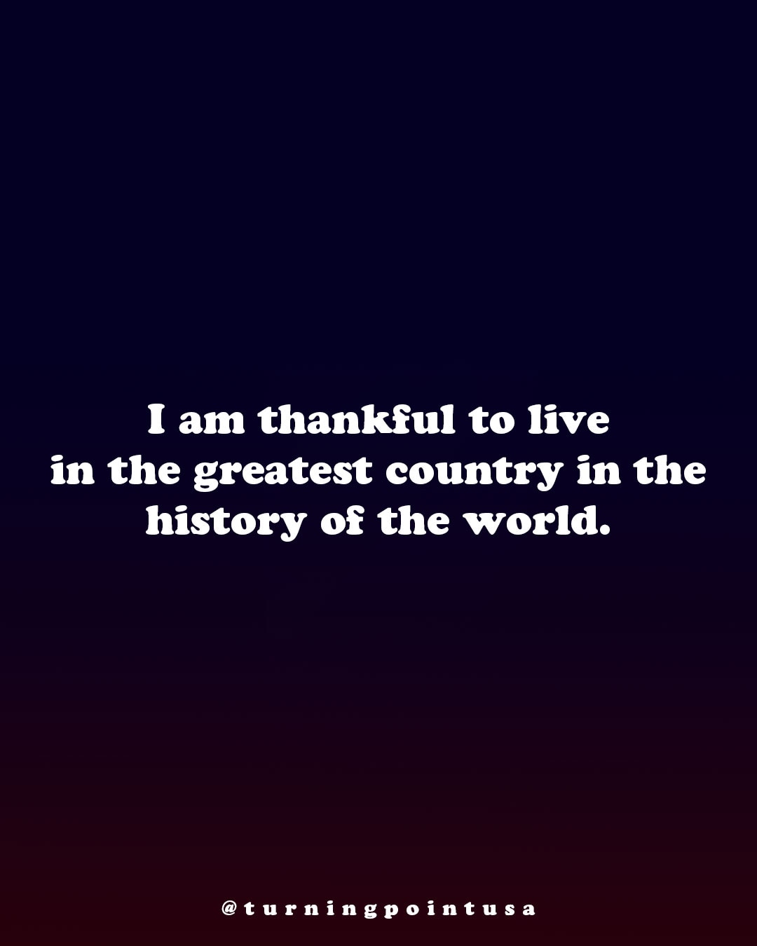 Share if you are thankful to live in the land of the free 🇺🇸