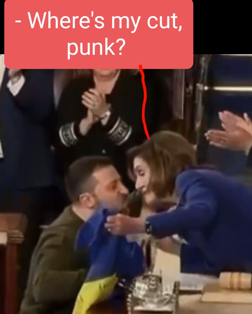 She might be out soon, but she's still in on it. 

