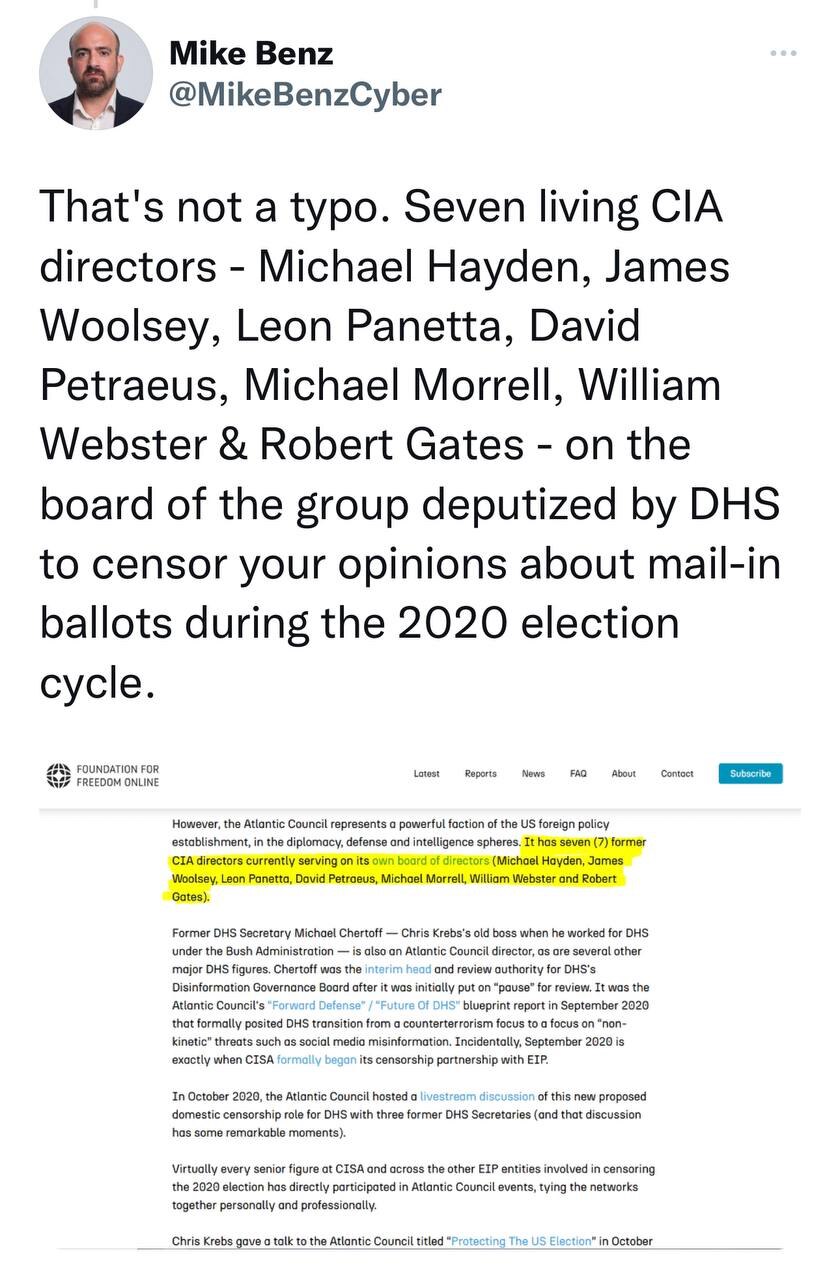 Take notes!  7 CIA DIRECTORS~ Michael Hayden, James Woolsey, Leon Panetta, David Petraeus, Michael M...