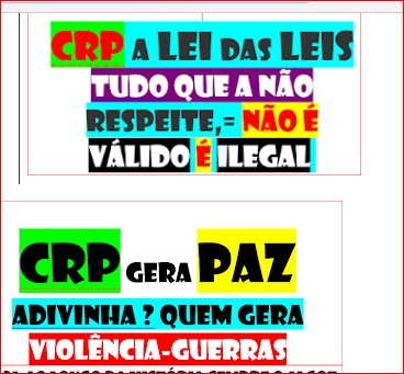 PORTUGAL
PORTUGUESES O JOGO Q 10 MILHÕES TÊM DE JOGAR QUER QUEIRAM QUER NÃO CHAMA-SE CRP
ASSIM DITO COMO  NUNCA OUVISTE FALAR PARECE ESTRANHO MAS VERDADE É Q O JOGAS AINDA ANTES D NASCER
ÉS DISTRAÍDO C FUTEBOL e td OUTROS DESPORTOS  TREINAR ESTE  É ESSENCIAL  SÓ PRECISAS CRP LEI 34/87 q vês na net grátis mas q já pagaste + HVHRL e assim deixas de ser ludibriado pelos n QIHDASS dirigentes q ñ passam de burlões disfarçados de políticos vip
não esqueças q o JOGO CHAMA-SE CRP e devia ser o jogo + popular pois todos o jogam directa ou indirectamente
HOJE Ñ É PRECISO DESENHO