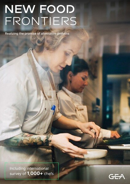 Alternative proteins will account for at least a 1/4 of all food by 2040 | GEA Chefs Report. 90% sur...