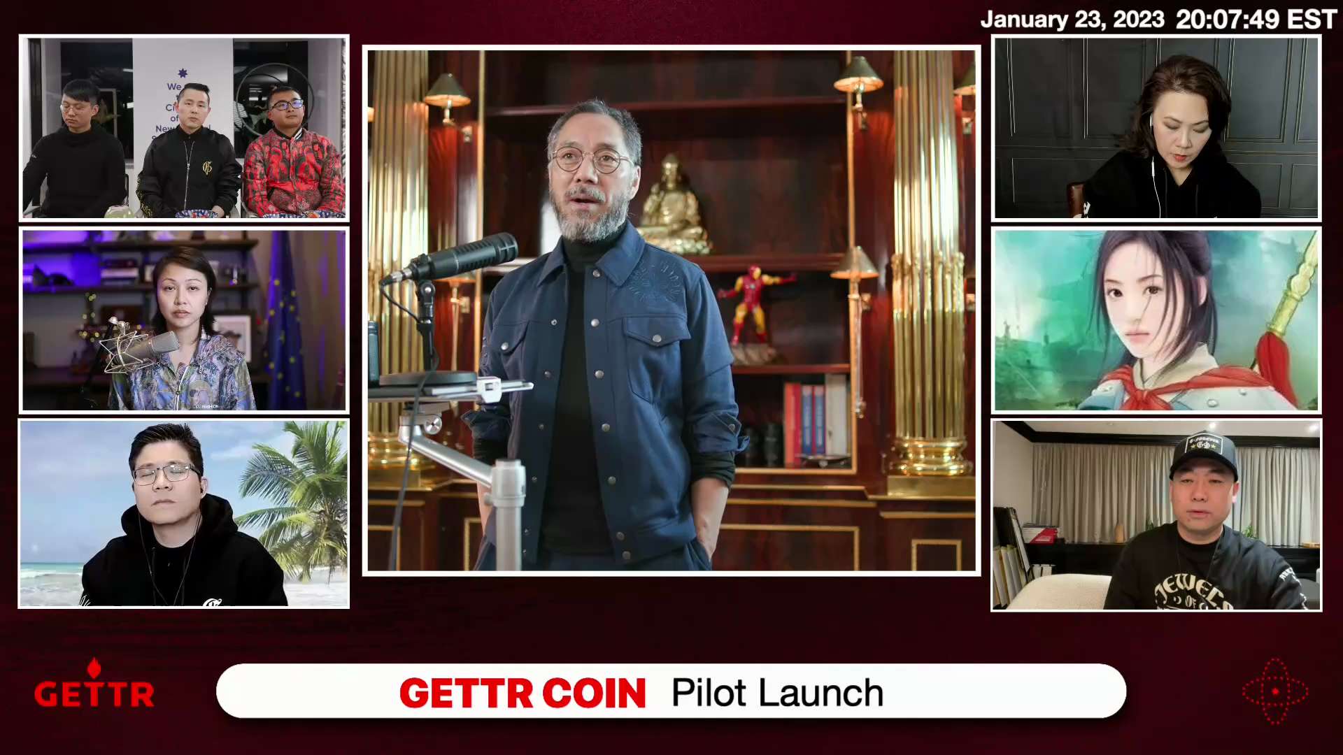 20230123 文贵先生大直播 020700 #重点：GETTR未来就是全人社交媒体的 #社交币！一年内应该不超过1个亿，三年内发行应该不会超过100亿，联盟会买一半。