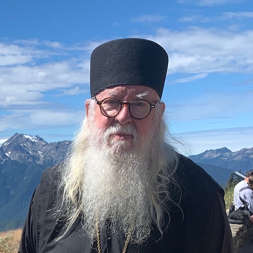 Orthodox Christian Igumen of the All-Merciful Saviour Monastery