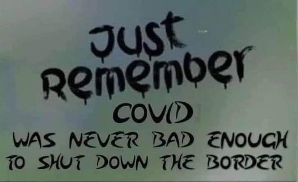 Yet the border is wide open 