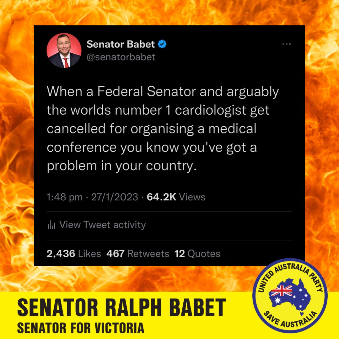 As many of you know big tech came after the United Australia Party in a big way on Friday, but then ...