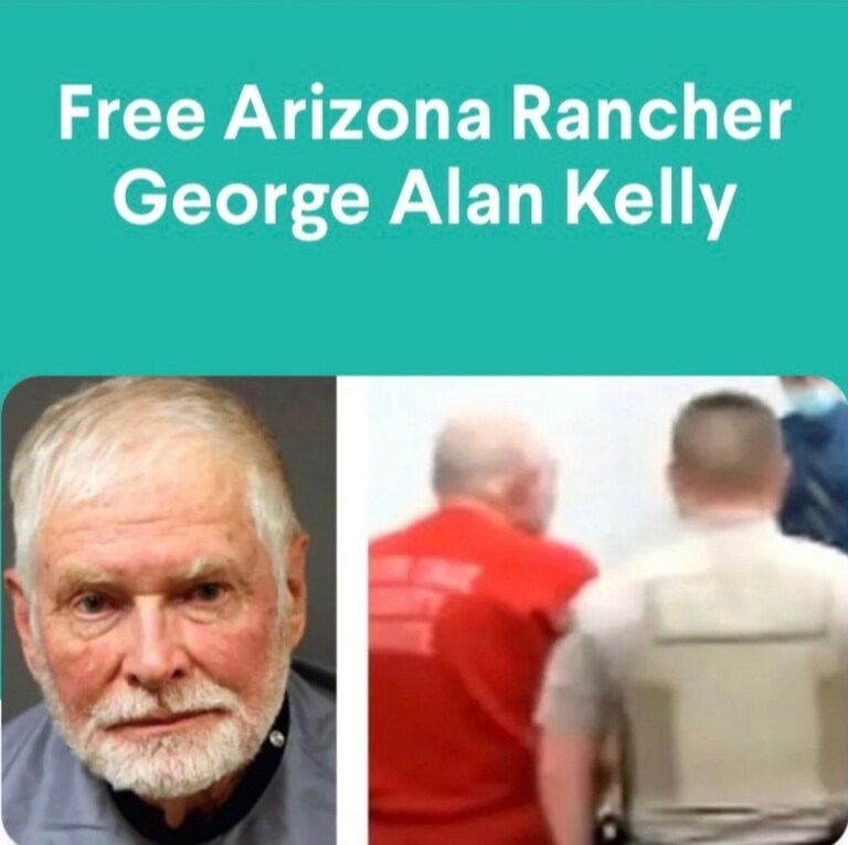  73 year old George Alan Kelly arrested for the alleged shooting of    Illegal alien who came onto his property with  AK47s. Fearing for his life he fires 