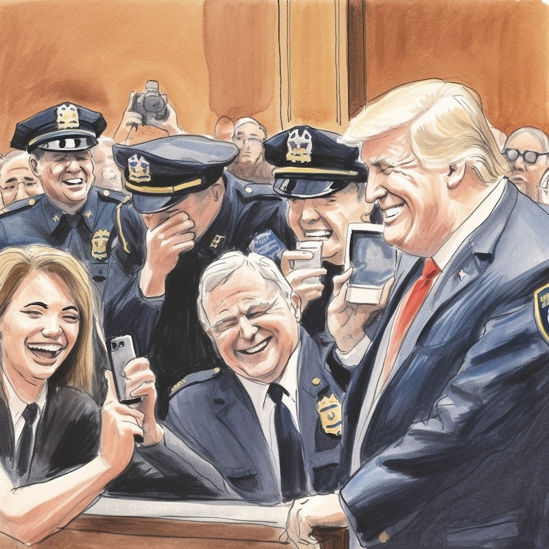 THEY ALL LOVE THEIR REAL PRESIDENT!!!