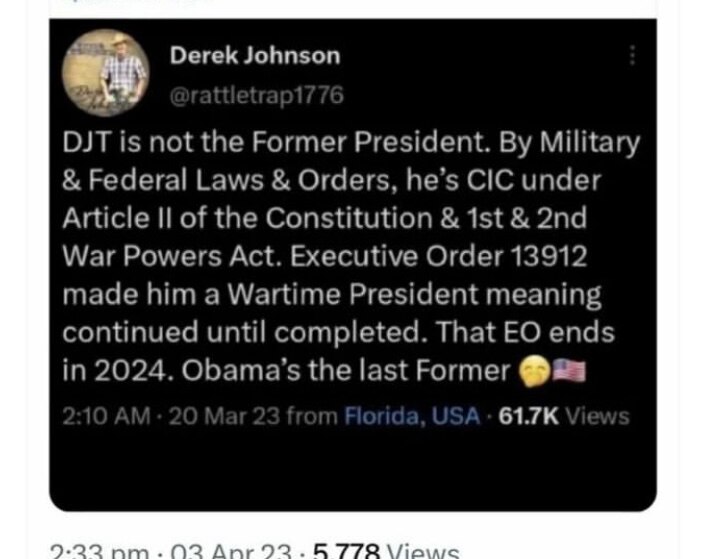 View HappyWorldComing🍊🍊🍊's post on GETTR. Join the discussion, share your thoughts, and connect with the community.