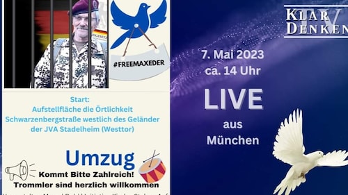 LIVE am 07.05.3023 von der JVA München-Stadelheim FreeMaxEder