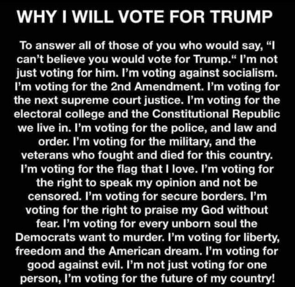 President Trump is the only person who can Save America.