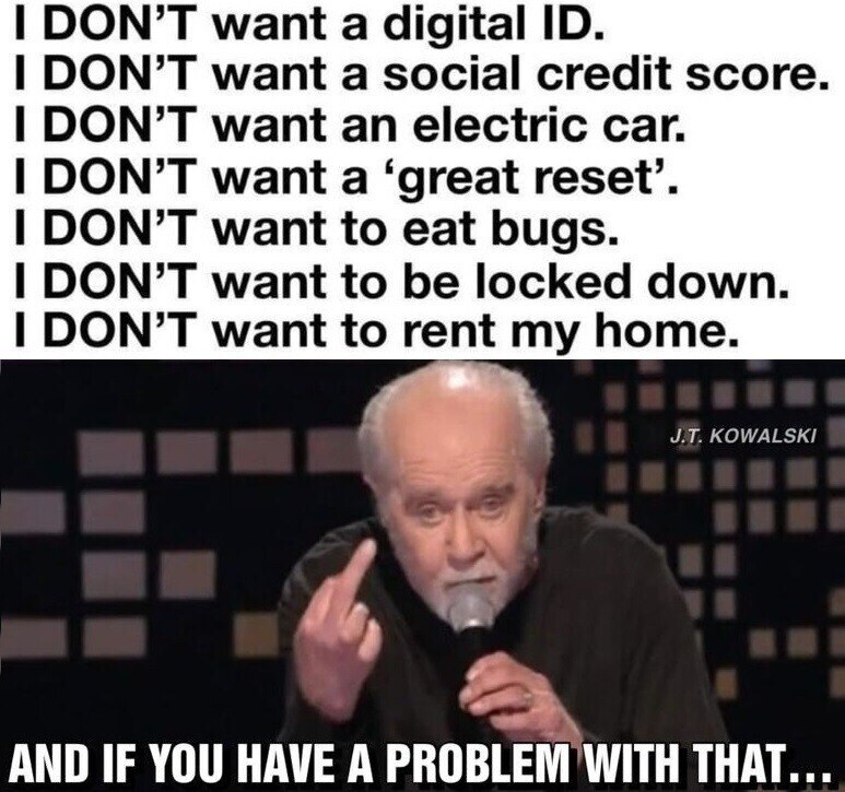 And I will NEVER submit to your medical mandates!!! In fact, my children feel the same and should th...