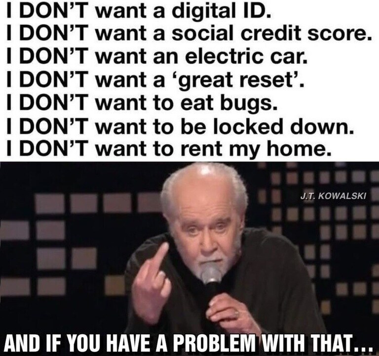 And I will NEVER submit to your medical mandates!!! In fact, my children feel the same and should they have kids, the CDC recommended ANYTHING will be refu