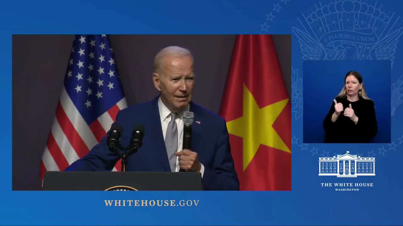 Sleepy Joe strikes in Vietnam: 

"I tell you what, I'm going to bed!"