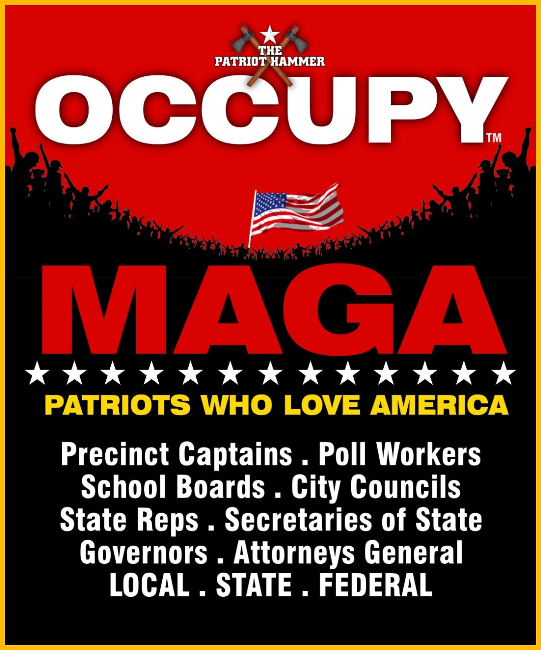 What every conservative — YOU — needs to do ASAP:  Become a voting member of our Party.  Why? Becaus...