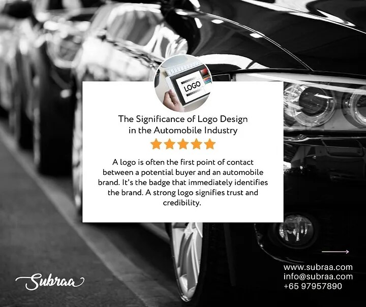 A well-designed logo is crucial for automakers — Subraa

A logo design isn’t just an emblem; it’s a ...