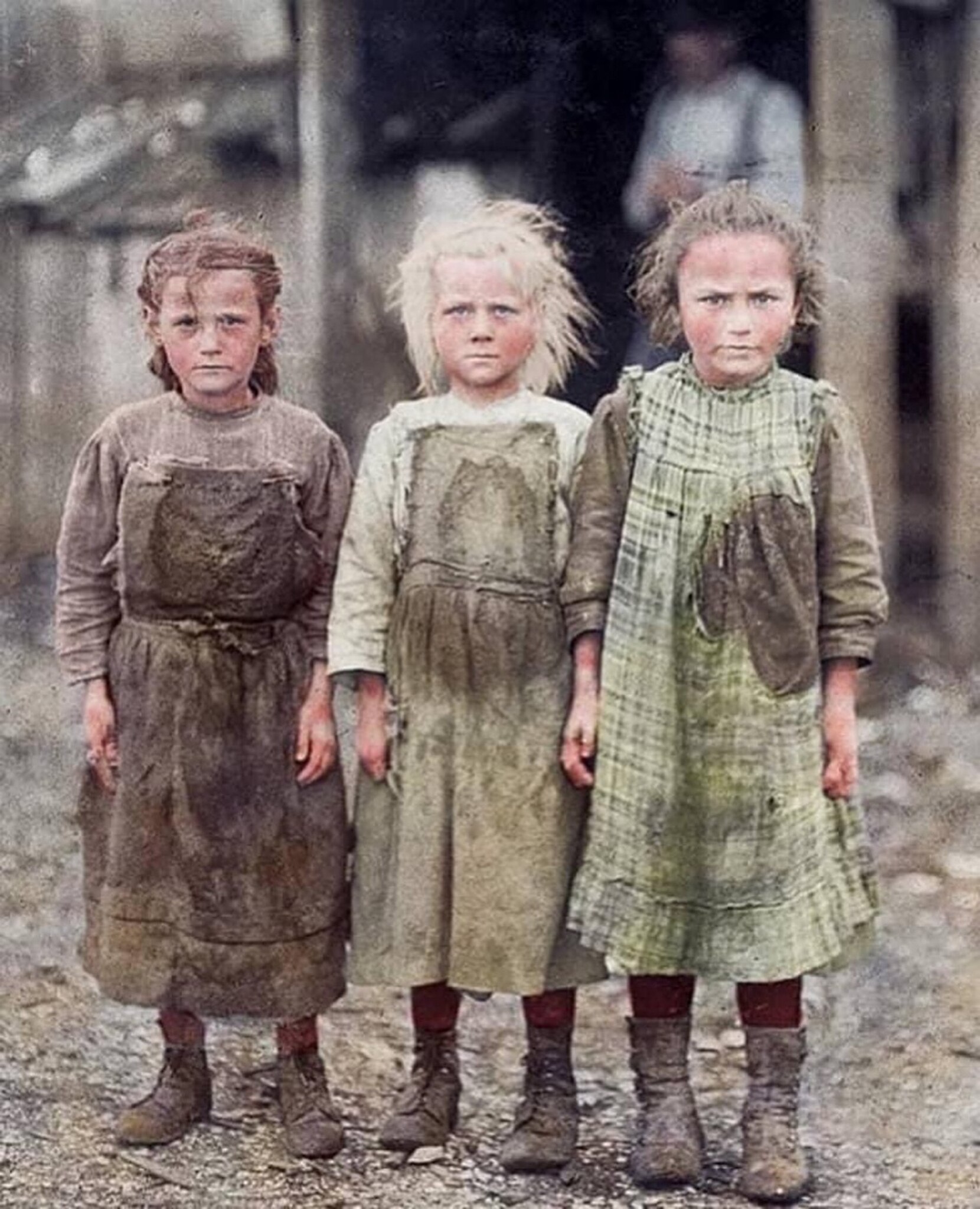 White privilege? 🤨

These young girls, aged between six and 10, worked as "oyster shuckers" in Port...