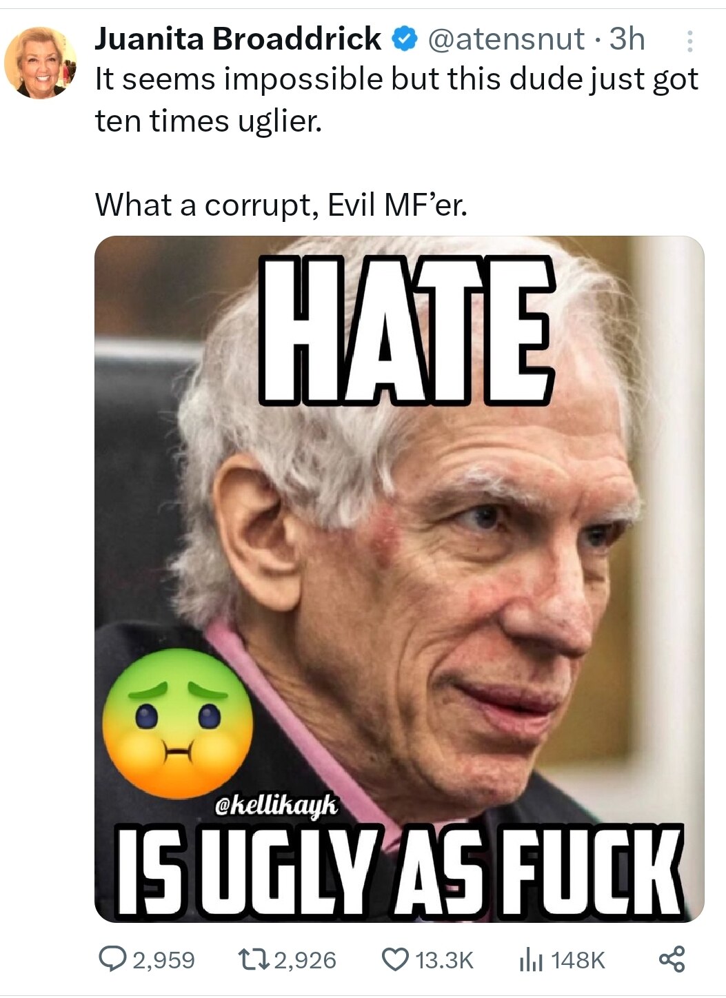 View 🇺🇸Yvette Hebert🇺🇸 💜💞🦋😀's post on GETTR. Join the discussion, share your thoughts, and connect with the community.