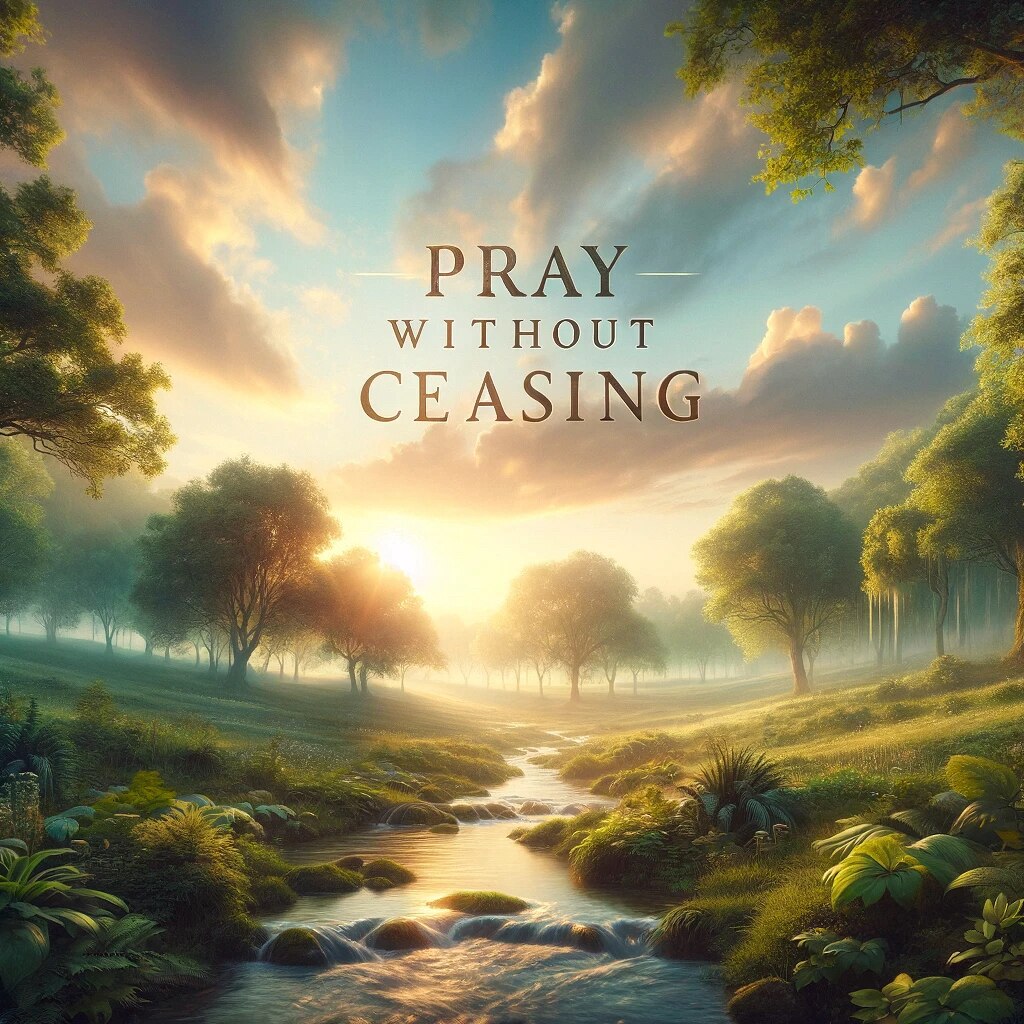 📖 Pray Without Ceasing 🕊

⏳ Is life pulling you in a million directions?

🙏 "Rejoice always, pray...