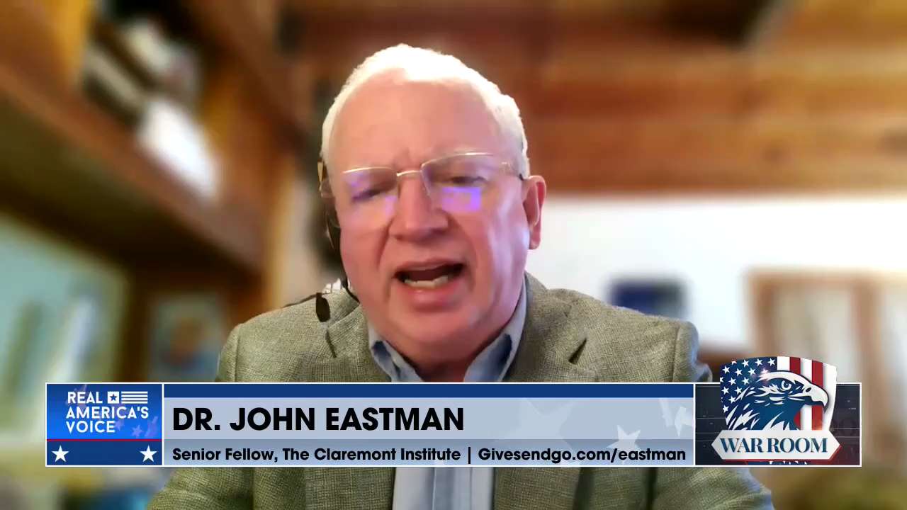 Dr. John Eastman Explain The Establishment’s Attack On Him For Questioning The 2020 Election’s Legit...