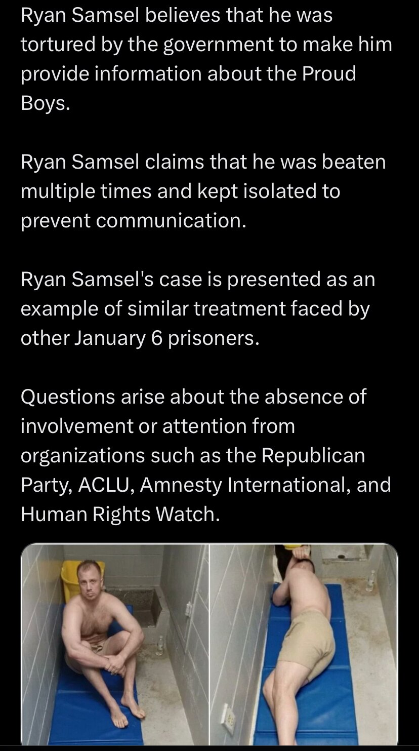 Part 4/4 of the ongoing torture of J6 defendants! 

