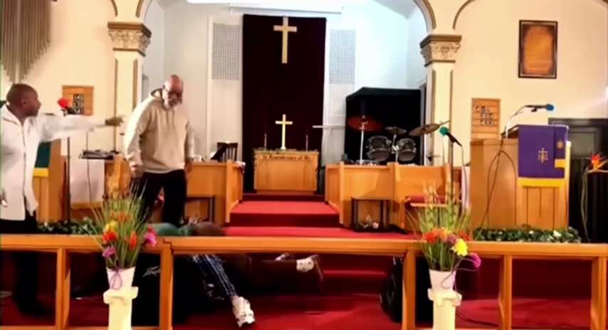 A black man tried to kill a pastor 

