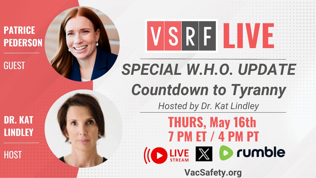 On this week’s VSRF Live, we welcome special guest host, Texas physician and expert on the proposed ...