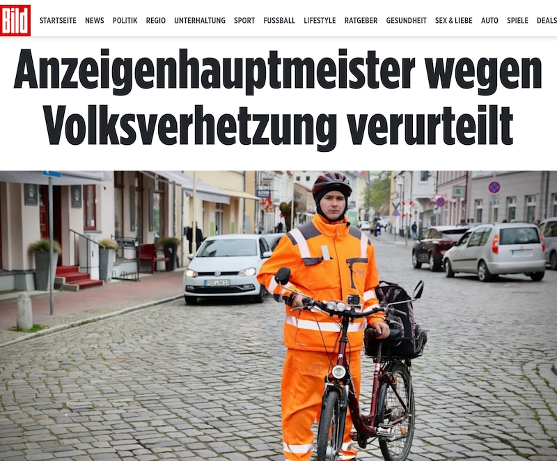 Natürlich werden solche Leute in diesem Land protegiert:

“… , als er noch Schüler der Ferropolis-Ge...