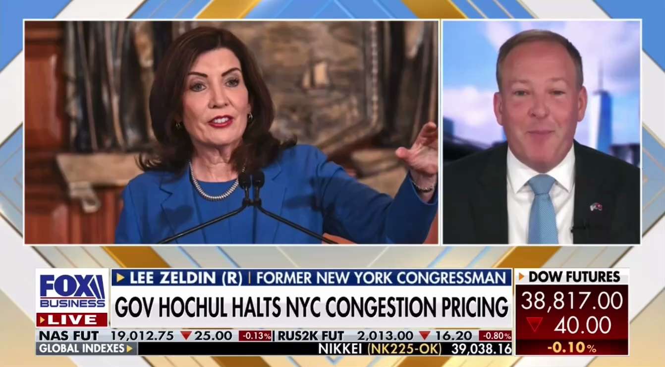 Took long enough, but with her congestion pricing flip flop, Kathy Hochul is occupying an island of ...