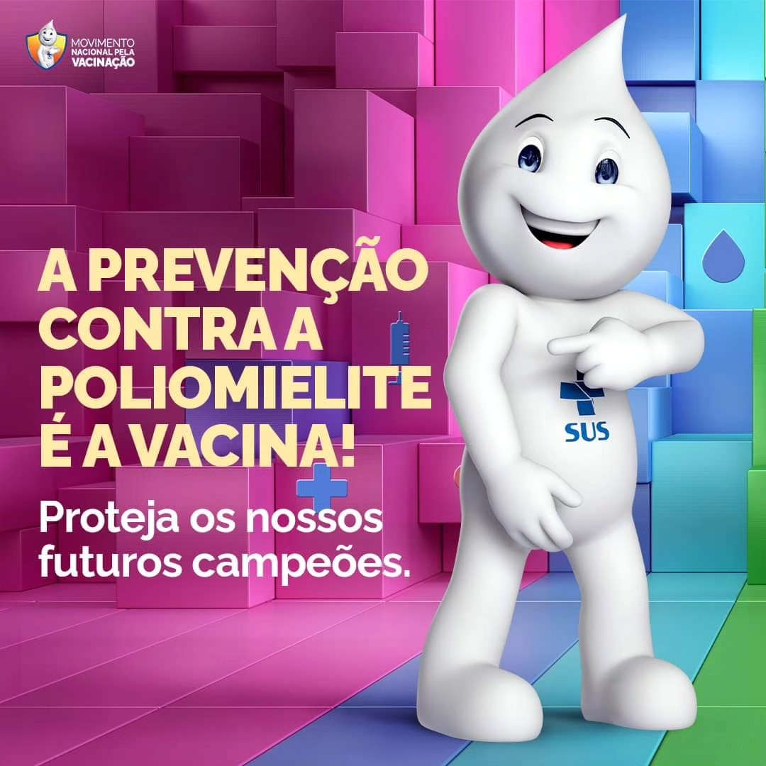 A paralisia infantil foi eliminada no Brasil por causa da vacinação, mas isso não significa que o pe...