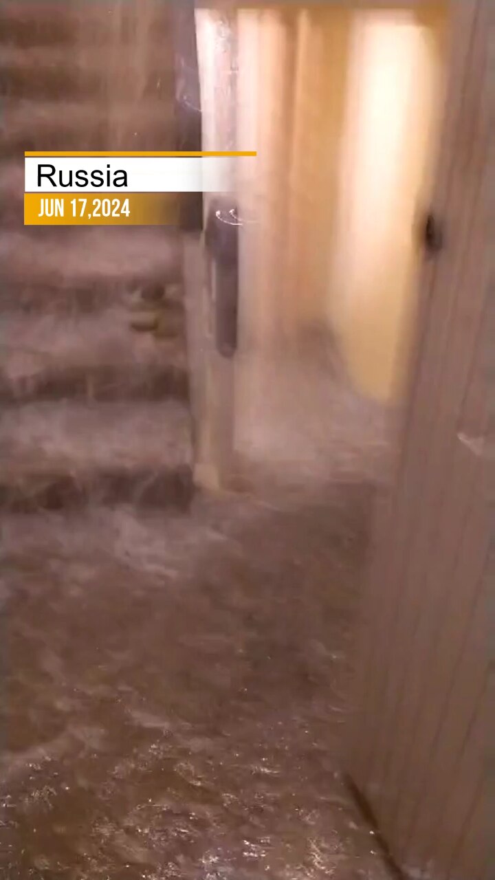 🌧️🚨 On June 17, 2024, a huge deluge struck Western Moscow, dumping 59% of the monthly rainfall in ...