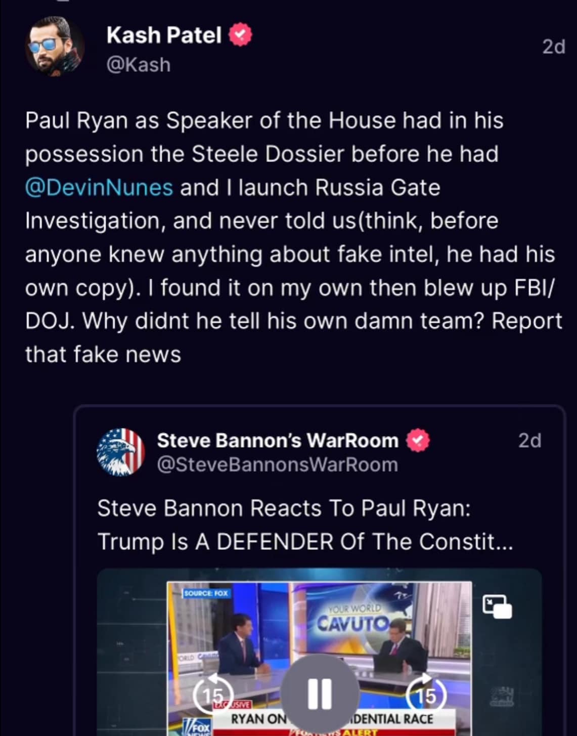 Explosive Charge by Kash re Paul Ryan