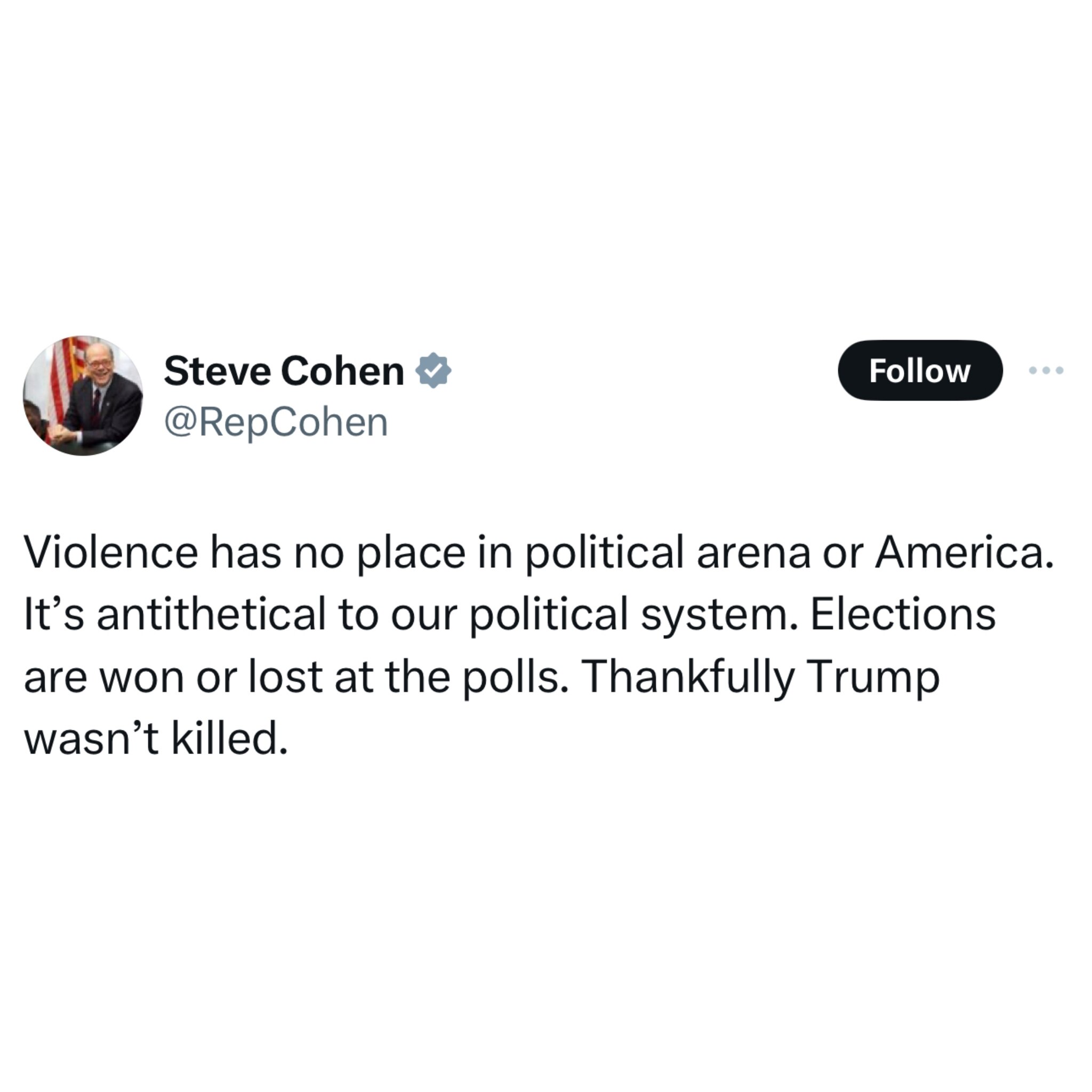 Steve Cohen wants to TERMINATE President Trump’s Secret Service protection and he introduced a bill ...
