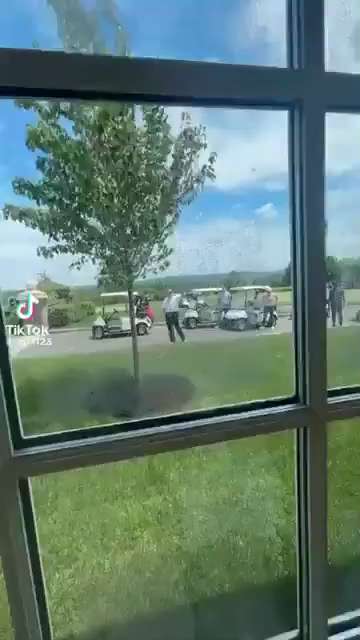 Gets Shot.

Goes Golfing.

A Man Amongst Men! 

MAGA! 
