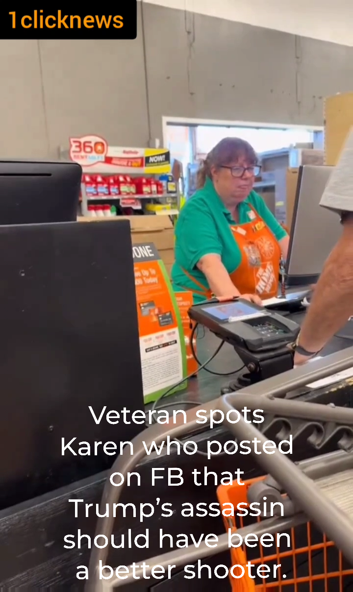Veteran spots Karen who posted on FB that Trump’s assassin should have been a better shooter.
