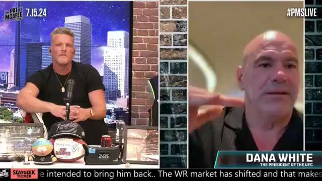 Dana White on Trump: “I’ve never seen a guy like this in my life. He’s literally one of the toughest...