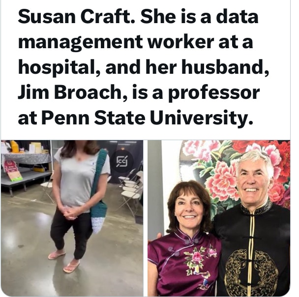 The woman openly spoke about wanting President Trump to be assassinated. Here she is …. Make her fam...