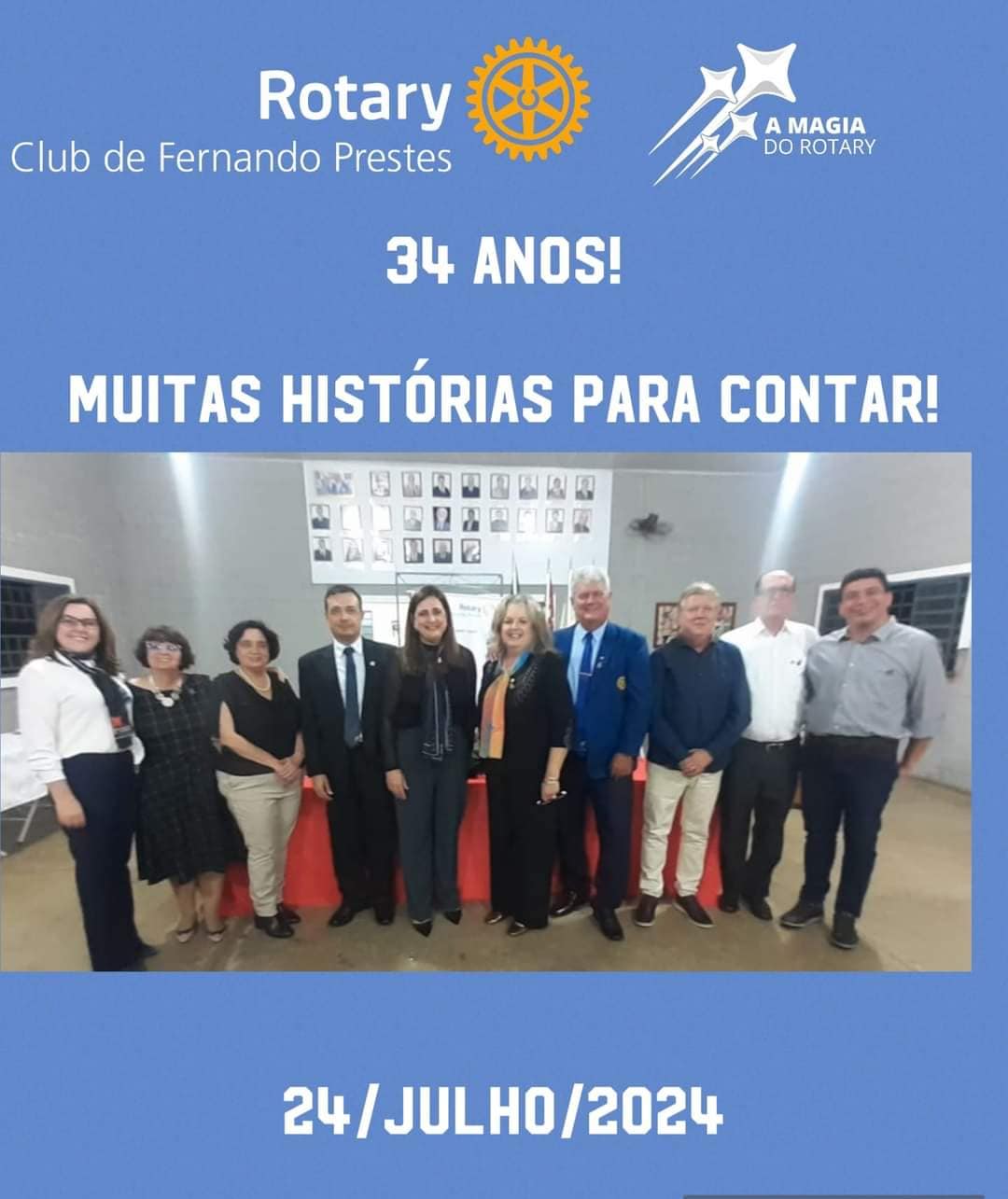 ROTARY CLUB DE FERNANDO PRESTES 

NOSSA HISTÓRIA!

No dia 24 de julho de 2024, o Rotary Club de Fern...