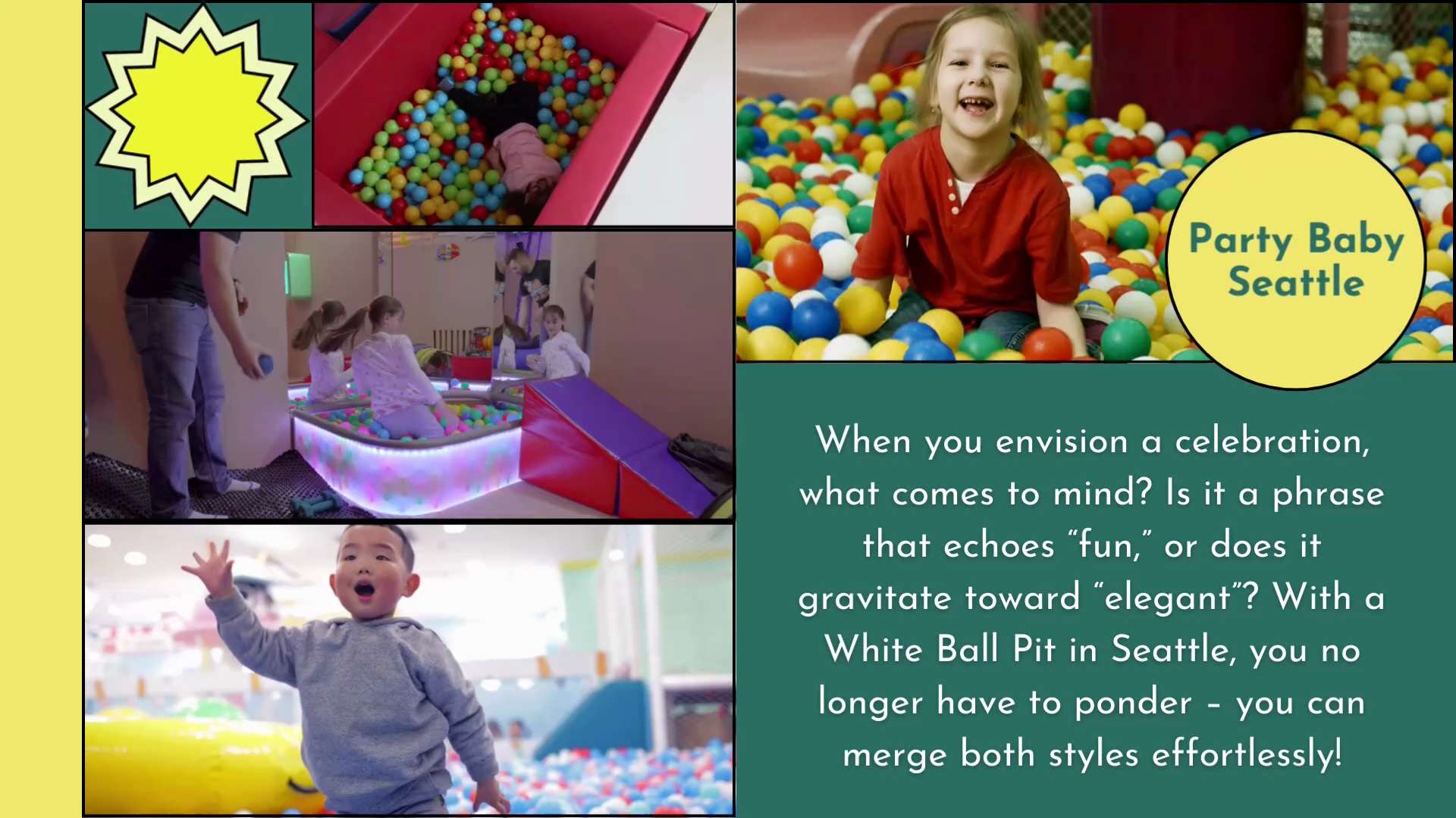 The Perfect White Ball Pit Rental From Party Baby Seattle

Create a truly unique experience with our...