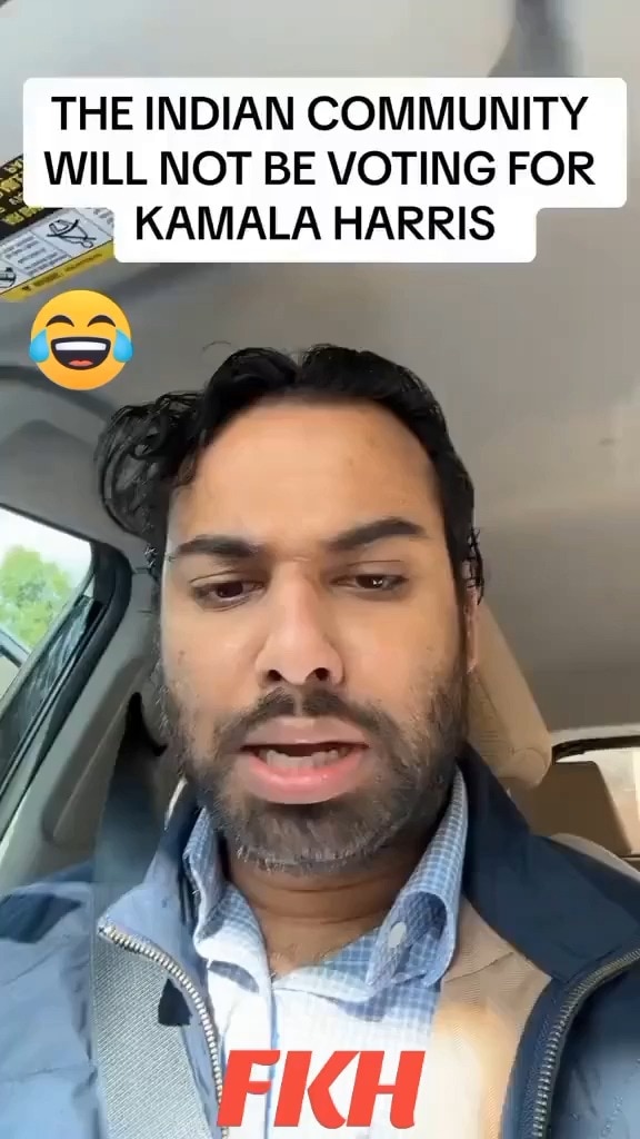 The Indian Community will NOT Be VOTING for Kamala Harris!! 😂🤣😂
