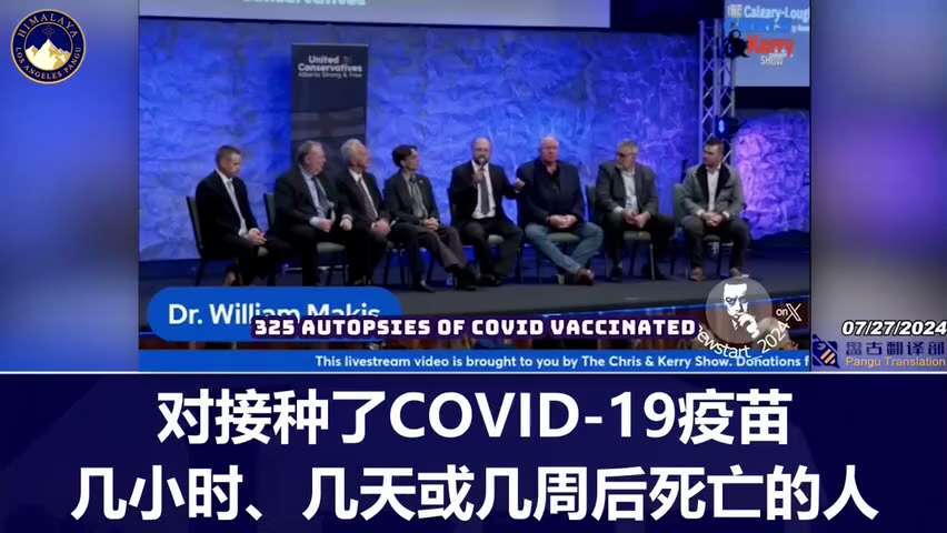 Dr. William Markakis: Autopsies were conducted on 325 people who received the COVID vaccine and died...