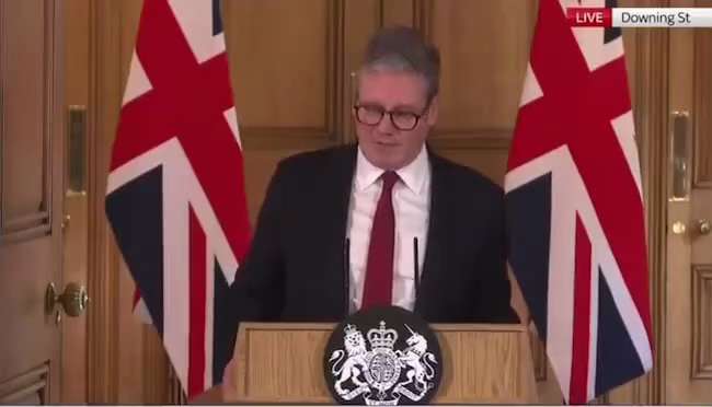 Keir Starmer just made an address where he labels everyone upset about the murder of 3 little girls ...